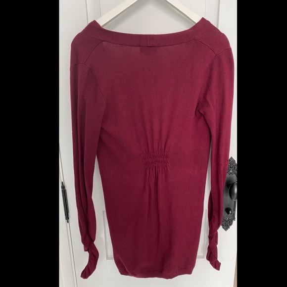 Jana Maroon Cardigan - Picture 2 of 2